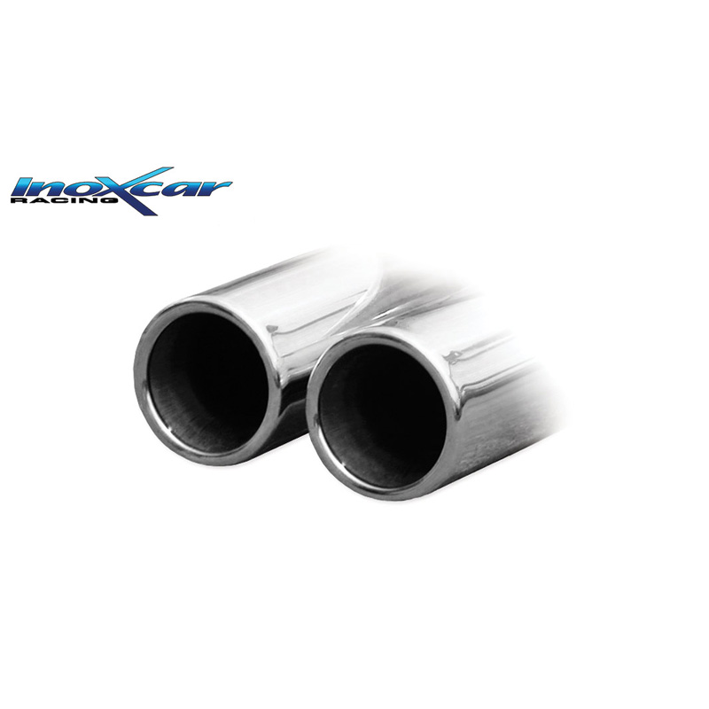 100% RVS Dubbele sportuitlaat  Volkswagen Golf VII 1.4 125pk 2013- 2x80mm