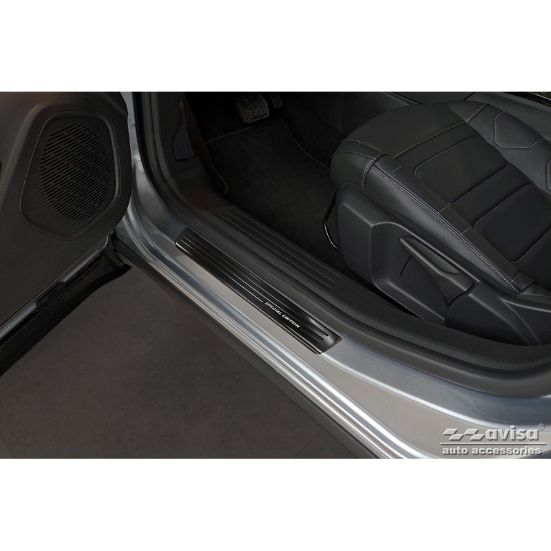 Zwart RVS Instaplijsten  Citroën C4 III 2020- & C4 X 2022- 'Special Edition' - 4-delig
