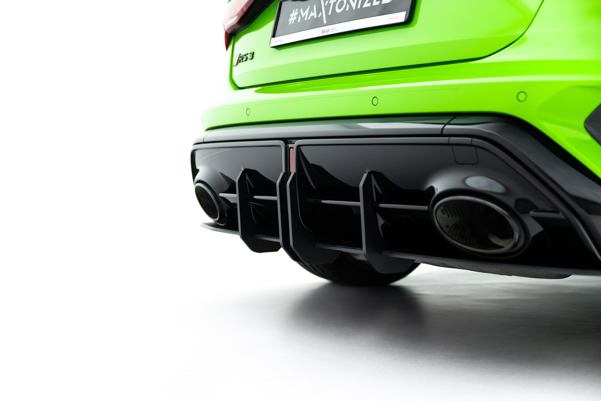 Street Pro Achterdiffuser + Flaps Audi RS3 Sportback 8Y Facelift