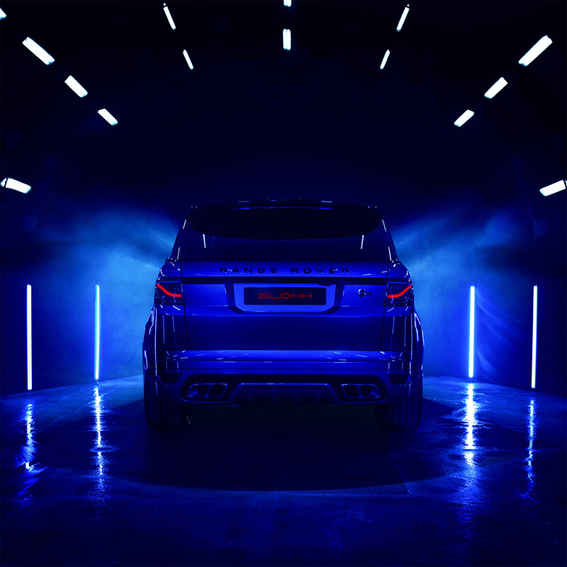 Glohh GL-5i Dynamic LED Achterlichten  Range Rover Sport L494 2013-2017 & 2018- - Zwart