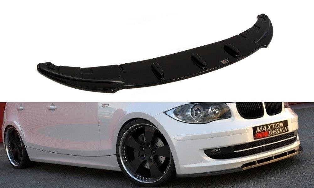 Voorspoiler BMW 1-Serie E81/E87 2007-2011 Facelift Gloss Black