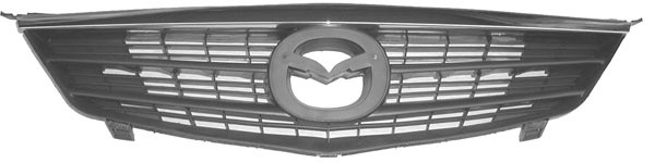 Radiator Grill Mazda 626 99-02 met Chroom LIJST