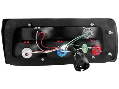 Achterlichten BMW E30 87-90 helder zwart