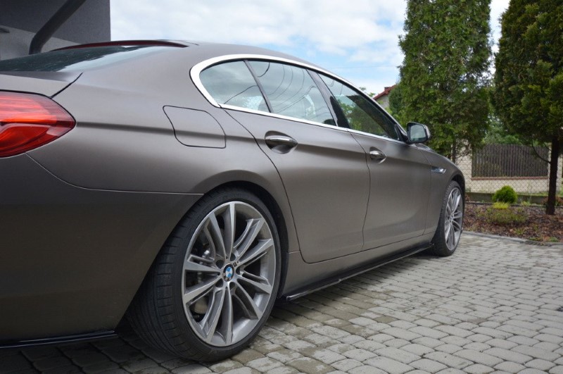 Zijskirts Diffusers BMW 6 GRAN COUPÉ Glanzend Zwart