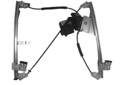 raammechanisme, 5 drs, incl motor, voor, rechts VW Polo, 1999-20