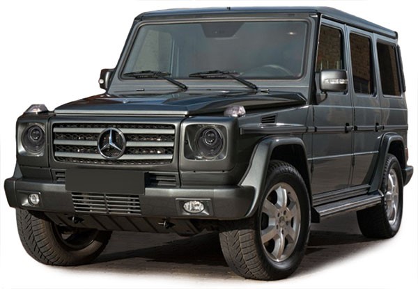 Koplampen Mercedes Benz G-Klasse W463 zwart 92-06