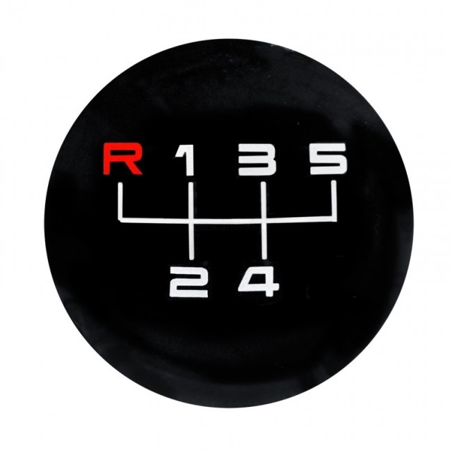 Simoni Racing Pookknop Shift - Aluminium/Zwart Leder + 3 Schakel