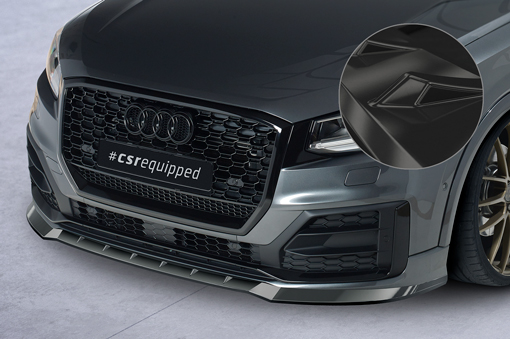 Voorspoiler Audi Q2 S-Line CSR Glans Zwart
