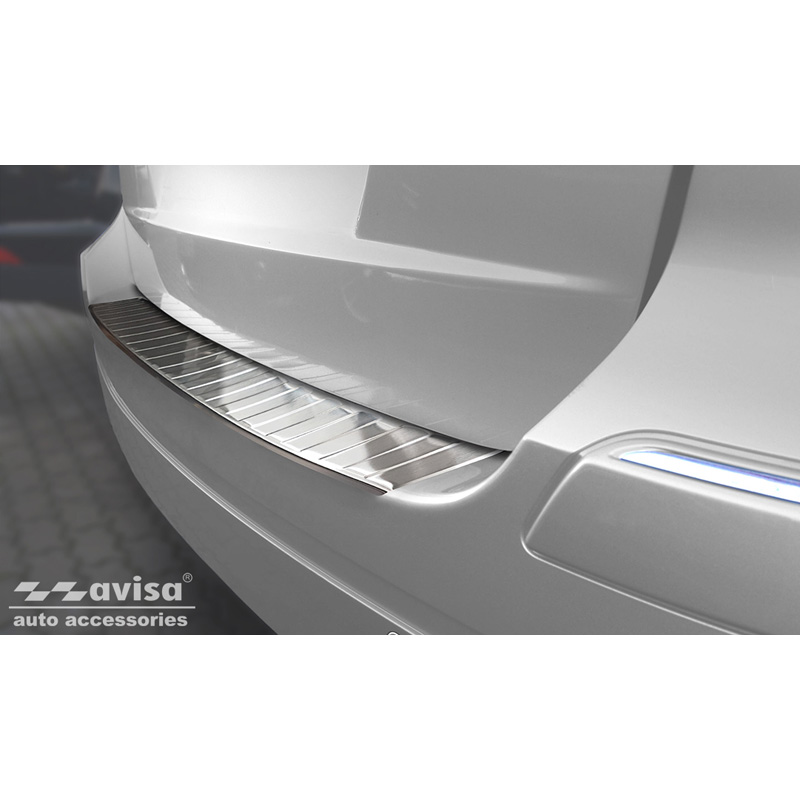 RVS Achterbumperprotector  Mercedes B-Klasse W245 2005-2008 'Ribs'