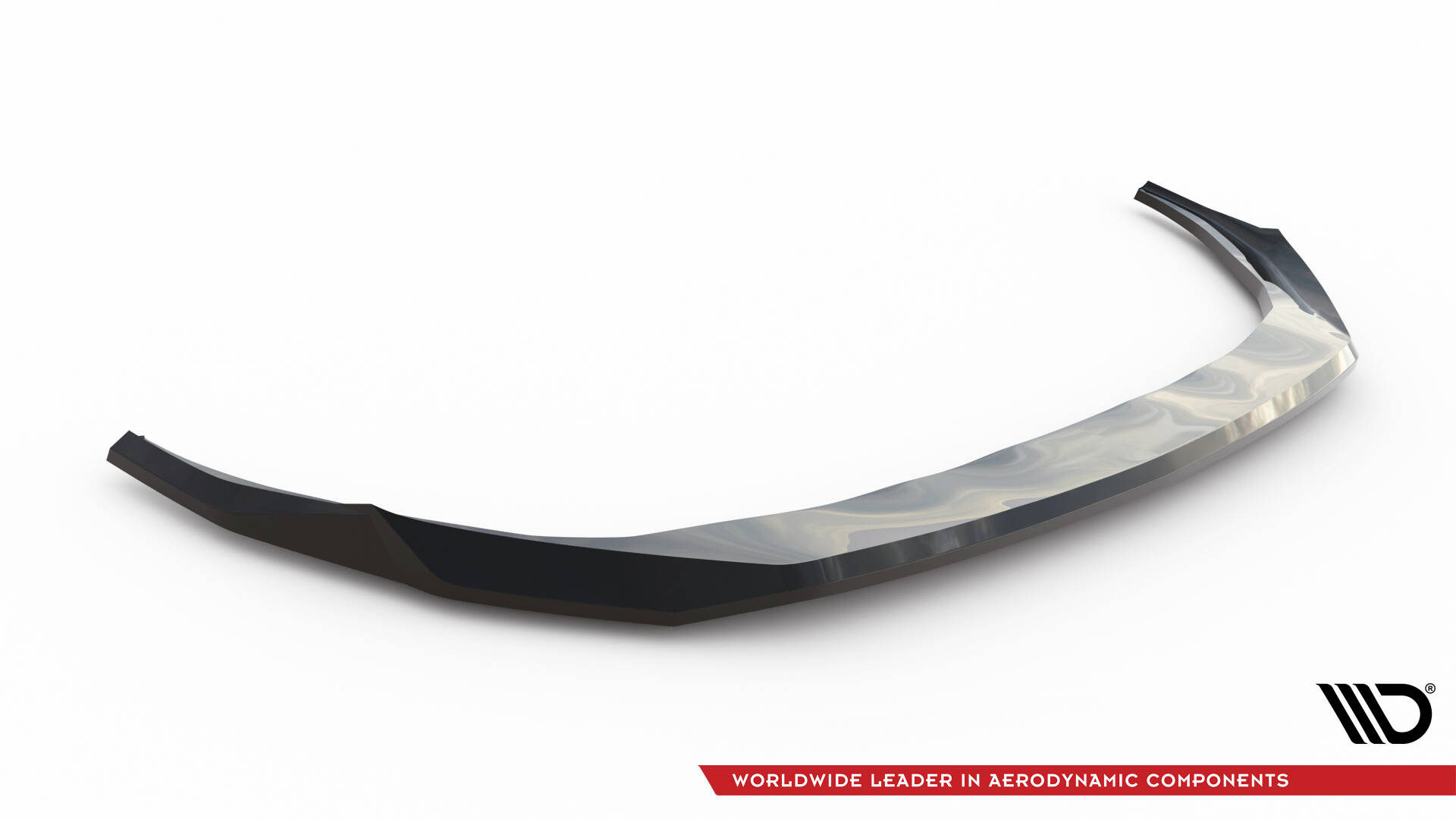 Voorspoiler V.2 Audi S3 / A3 S-line 8Y Facelift Maxton Glanzend zwart