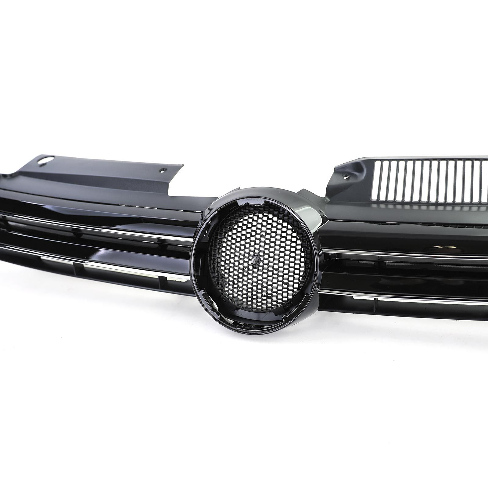 Grill VW Golf VI Glans Zwart / Chroom