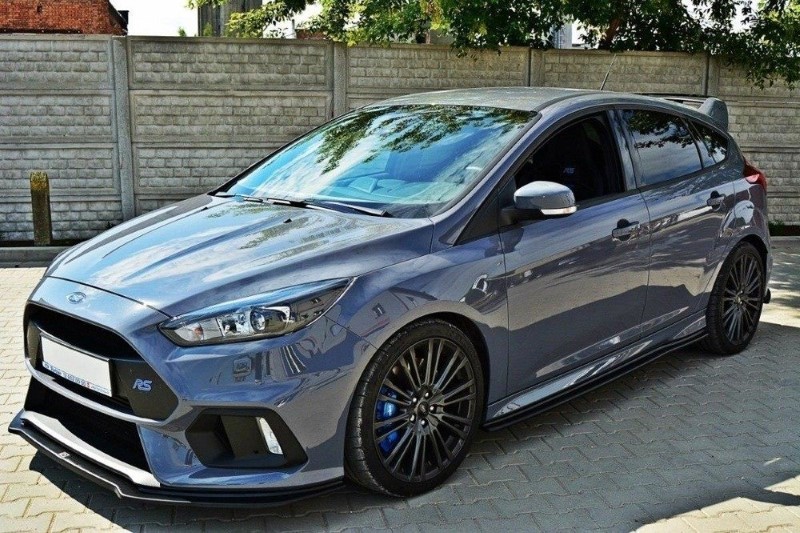 Voorspoiler Ford Focus RS Mk3 V.4 Glanzend Zwart