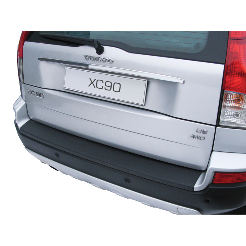 ABS Achterbumper beschermlijst  Volvo XC90 (voor gespoten bumpers) Zwart