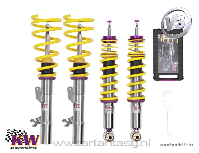 Schroefset KW V3 inox Skoda Yeti 5L 1.2 TSI 08/2009-