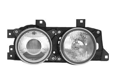 koplampen, Hella, H1+H1, rechts BMW 5 serie E34, 1988-1996