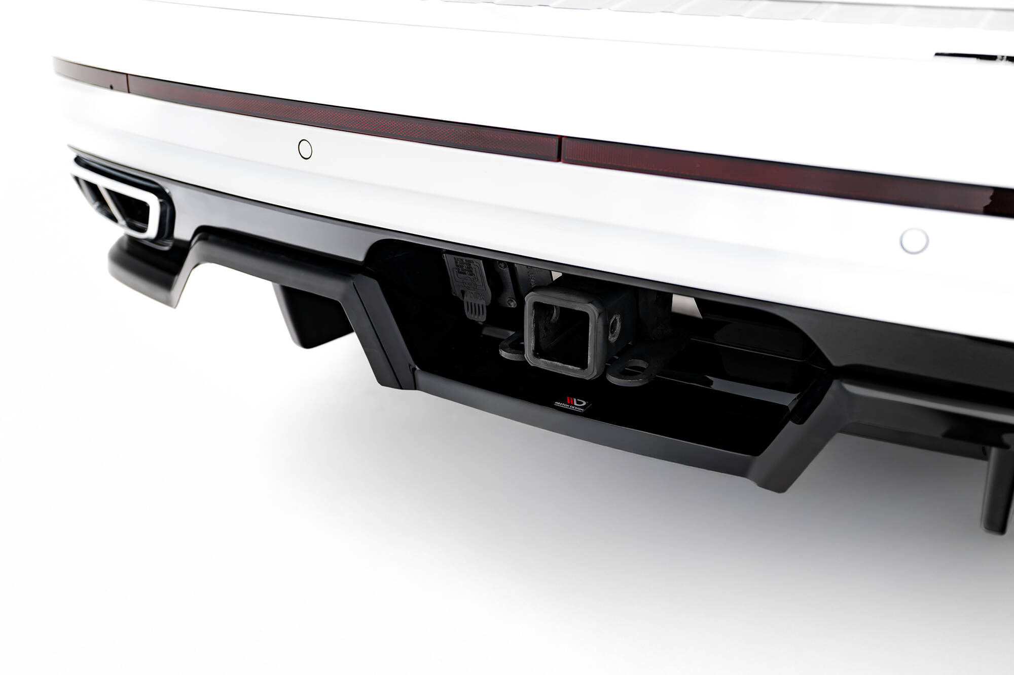 Achter Diffuser Volkswagen Atlas R-Line MK1 Facelift 2 Maxton Glanzend zwart