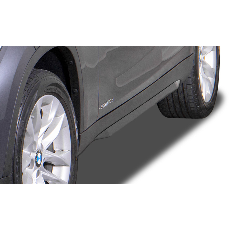 Sideskirts 'Slim'  BMW X1 (E84) 2009-2015 (ABS zwart glanzend)