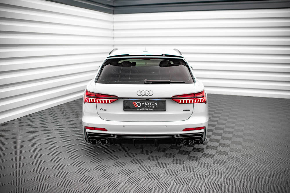 Diffuser Audi S6 / A6 S-Line C8 Maxton Glans Zwart