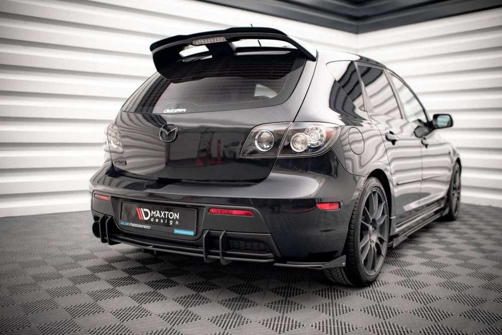 Street Pro Zijdiffuser met Canards Mazda 3 MPS Mk1 Maxton