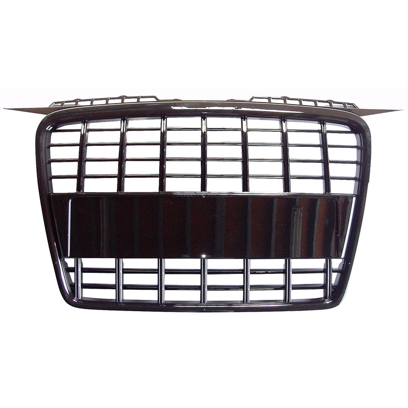 Grill Embleemloos  Audi A3 8P 2005-2008 zwart