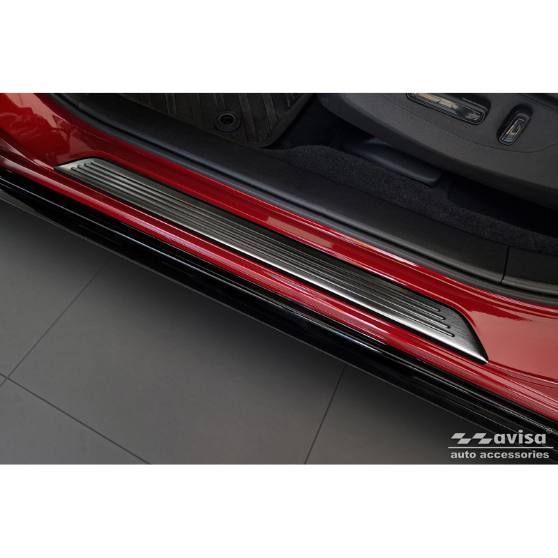 Zwart RVS Instaplijsten  Honda ZR-V (RZ4) 2023- - 'Lines' - 4-delig