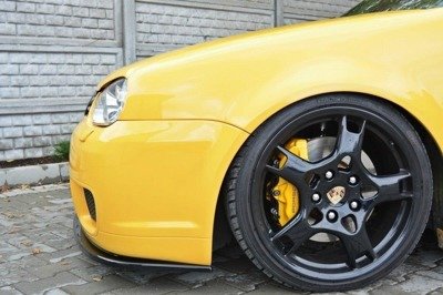 Voorbumperlip VW Golf 4 R32 Glans Zwart