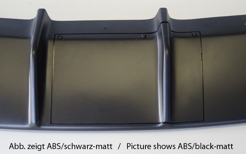 Diffuser Seat Leon FR (5F) orig. trekhaak Rieger sportuitlaat links + rechts glans zwart