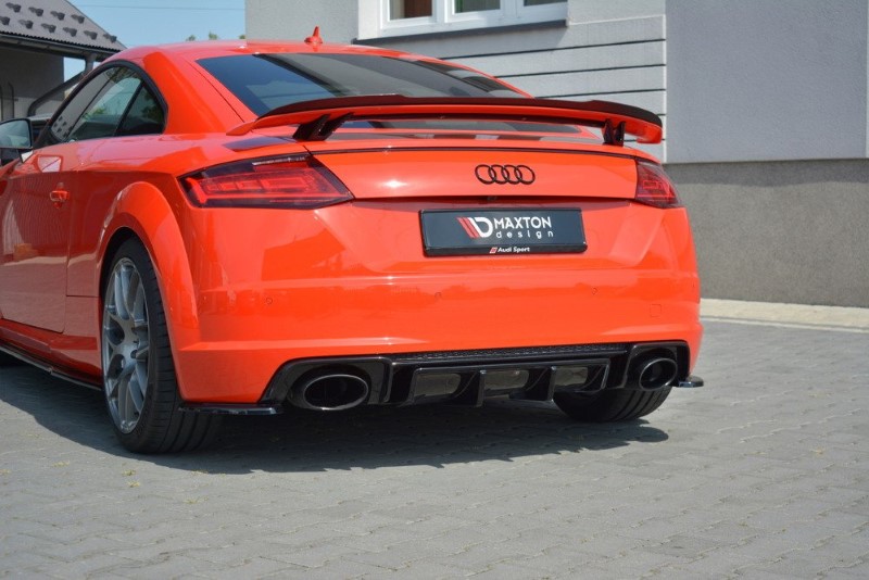 Achter Aanzet Audi TT RS 8S Glanzend Zwart