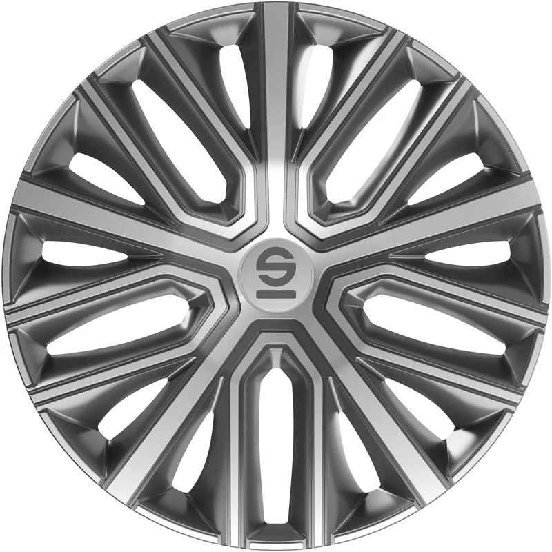 Sparco Wieldoppen Modena - 13-inch - Grijs/Zilver - Set van 4 stuks