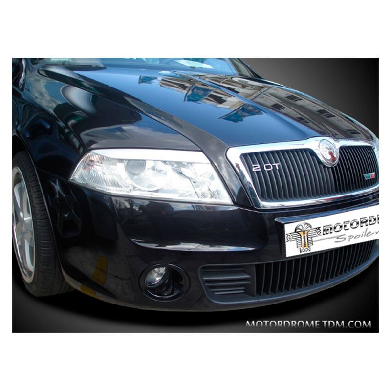 Koplampspoilers  Skoda Octavia II 2004-2008 (ABS)