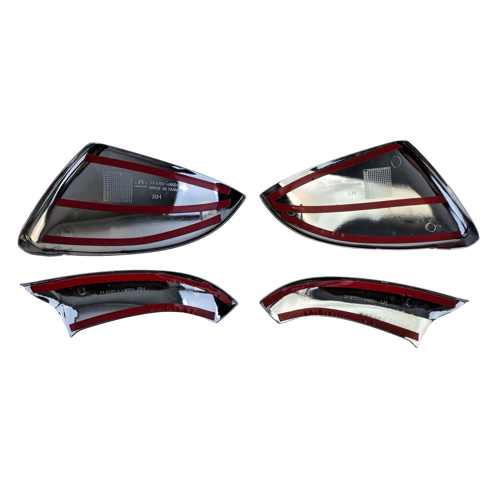 Spiegelkappen VW Golf VII mat Alu Look