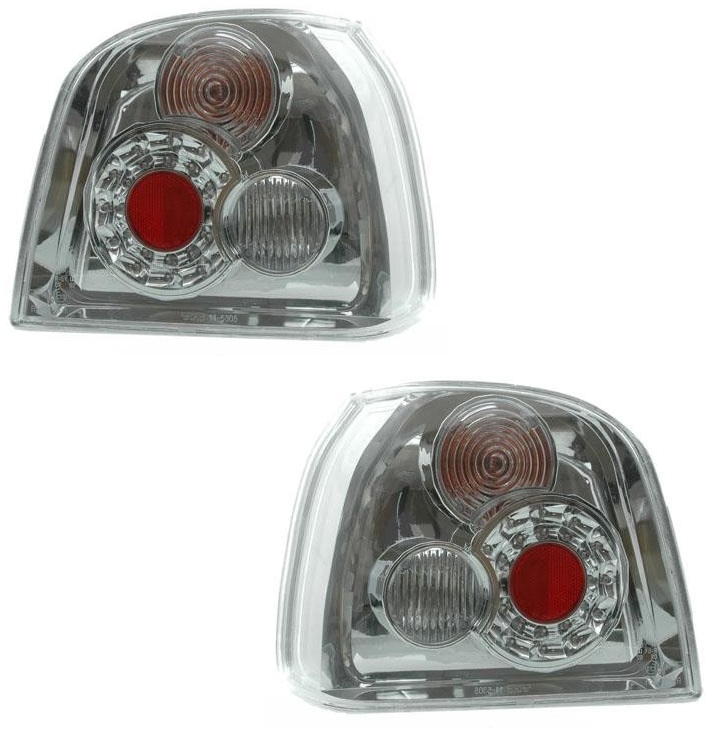 Achterlichten VW Golf III Led chroom Design