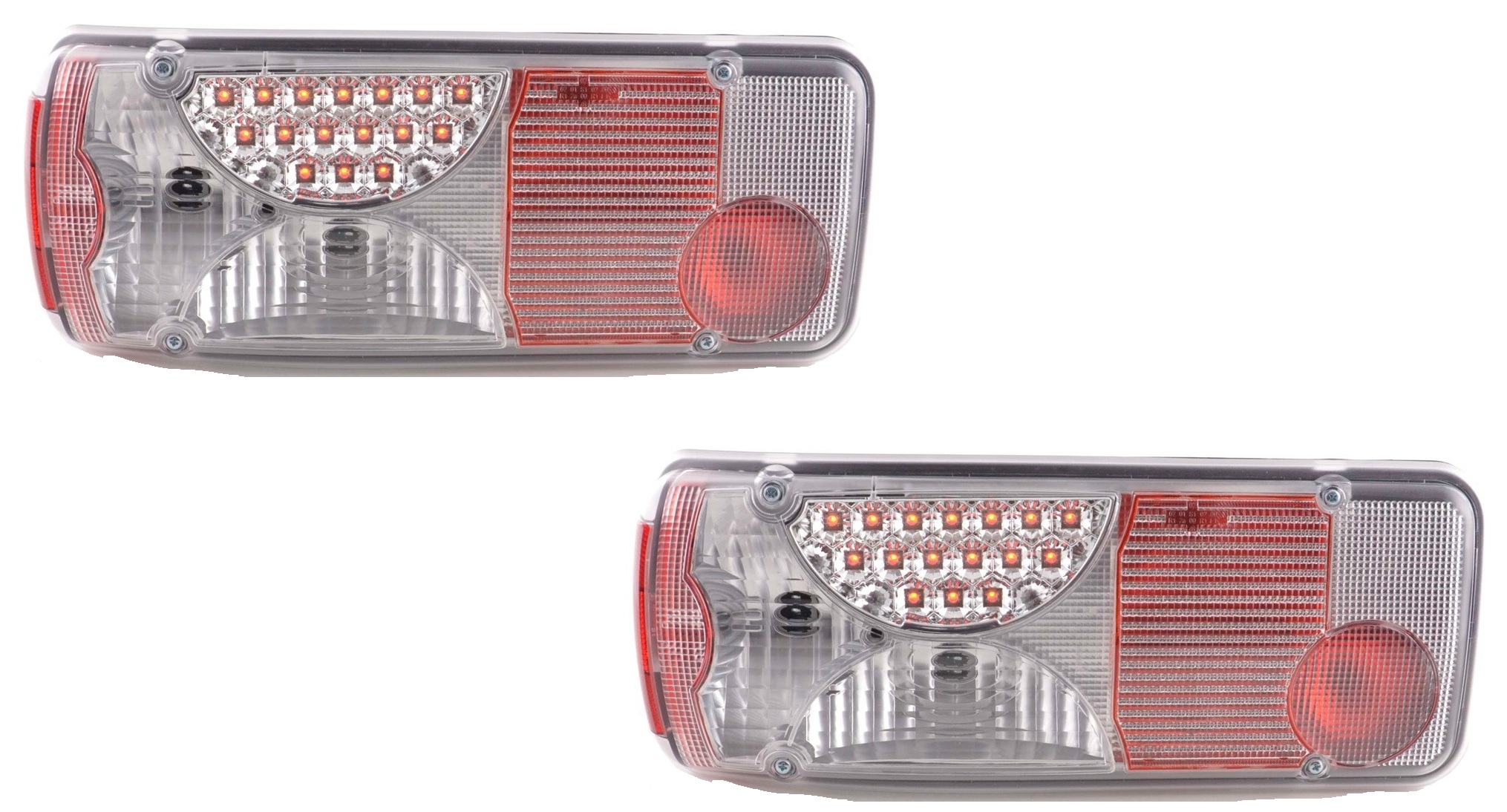 Achterlichten Mercedes Zetros LED Chroom