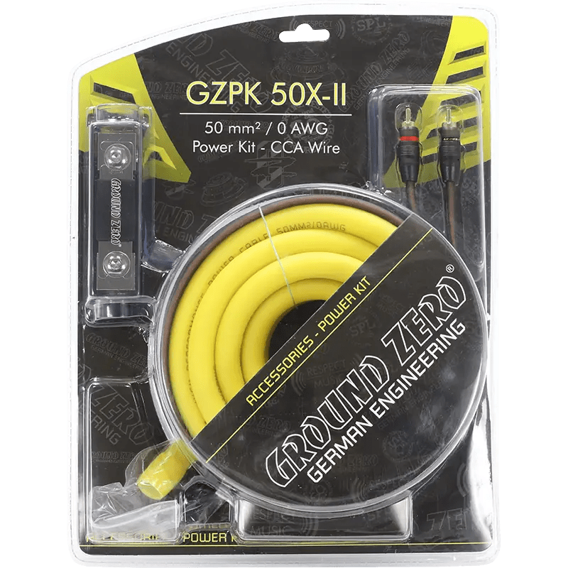 Ground Zero GZPK 50X-II Kabelkit tot 5000 Watt