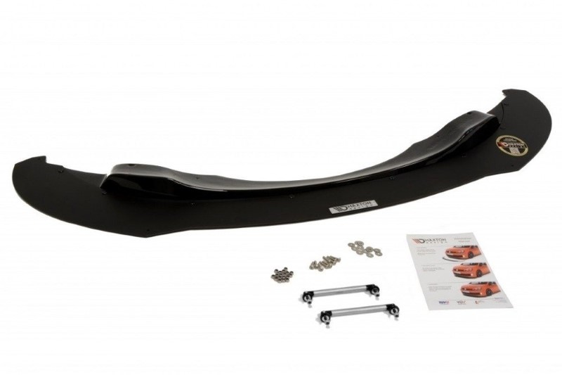 Voorspoiler BMW M3 E92 / E93 (Preface Model) Racing Glanzend Zwart