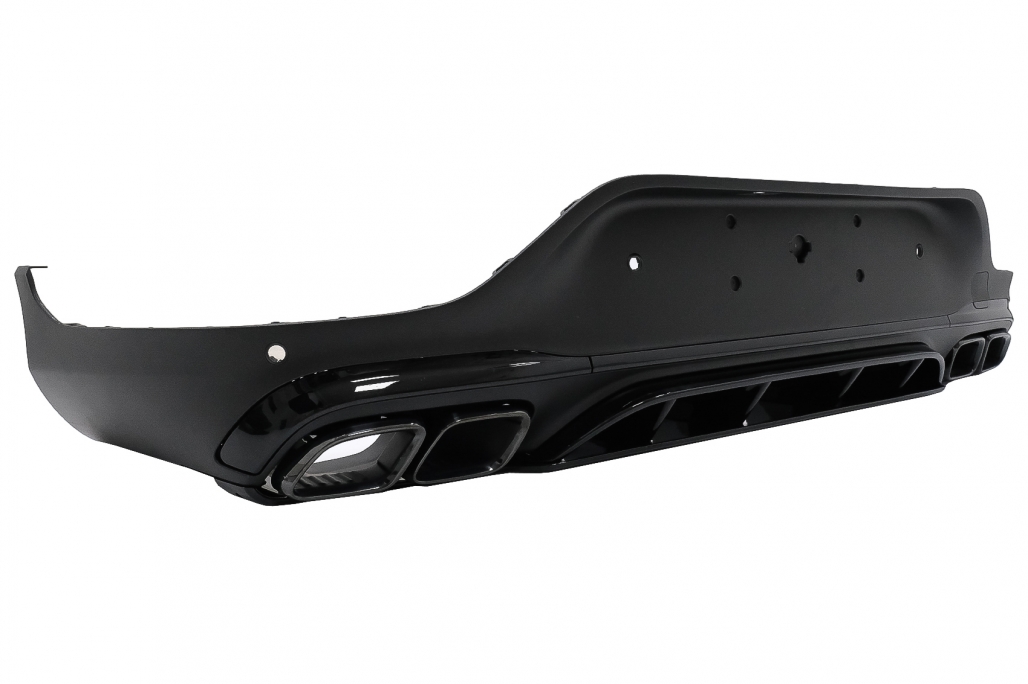 Diffusor Mercedes GLC C253 (2020-..) Coupe Facelift GLC63 incl. Uitlaat Stukken