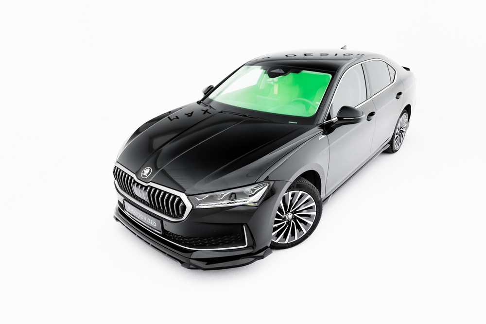 Voorspoiler V.1 Skoda Superb Mk4