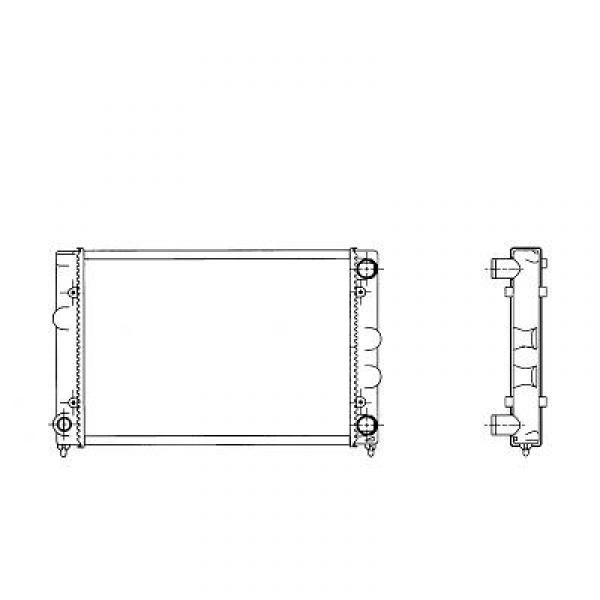 Radiator PASSAT 88-93 430x322 1.6 IMAN.