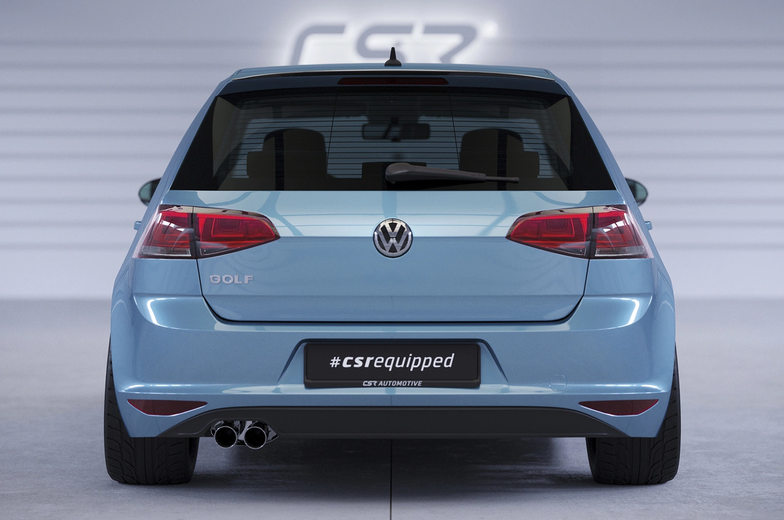Achterspoiler VW Golf 7 (Typ AU) glans zwart – CSR Automotive