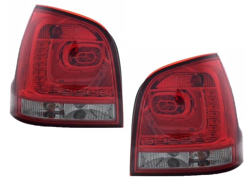 Achterlichten Polo 9N (01-05) Donkerrood / Smoke LED