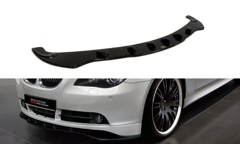 Voorspoiler BMW 5 E60 / E61 (PREFACE MODEL) Glanzend Zwart