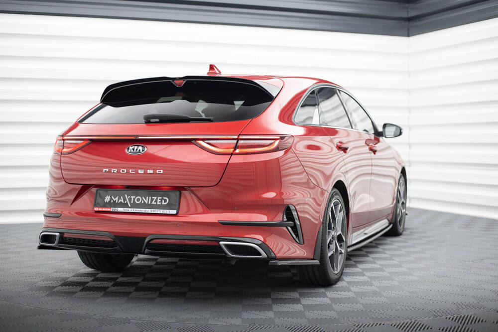 Zijdiffuser Kia ProCeed GT Mk 3 Mat Zwart