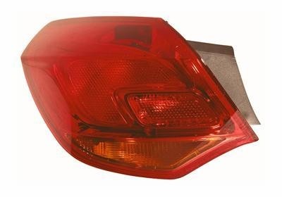 achterlicht, 5 drs, buiten, zonder fittingdeel, rechts Opel Astr