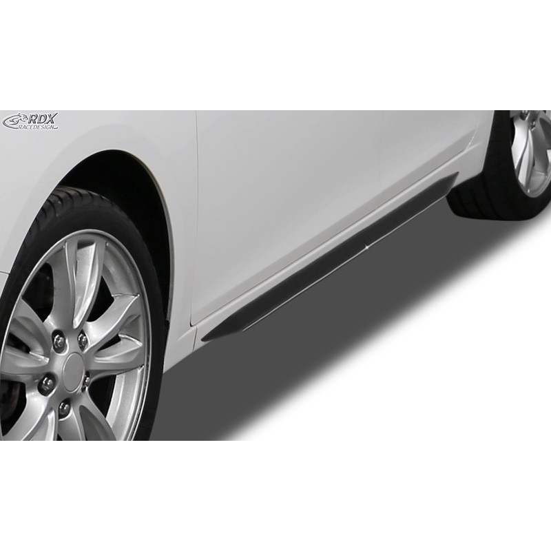 Sideskirts 'Slim'  Ford Focus CC 2007-2008 (ABS zwart glanzend)