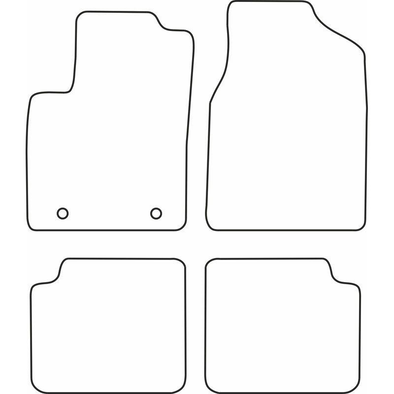 Automatten  Ford Ka 2008-2012
