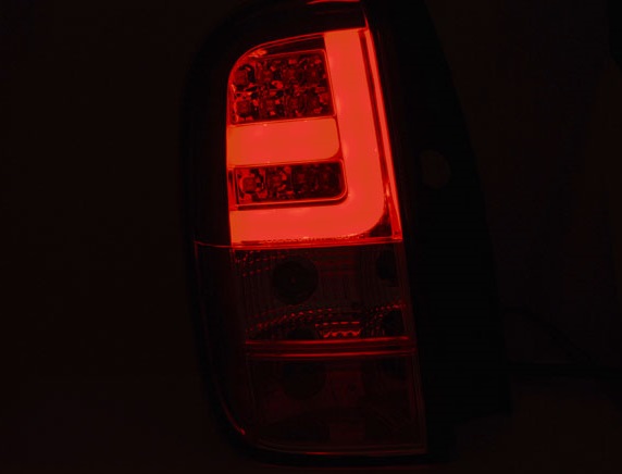 Achterlichten Dacia Duster Tube LED 11- Rood/Smoke