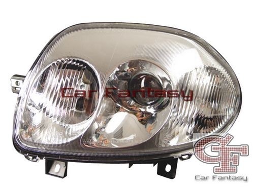 Koplampen Renault Clio B chroom