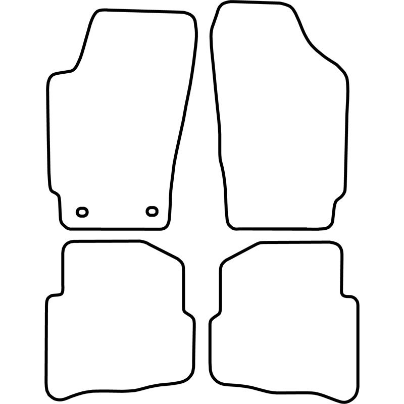 Automatten Velours  Volkswagen Fox 2005-2007