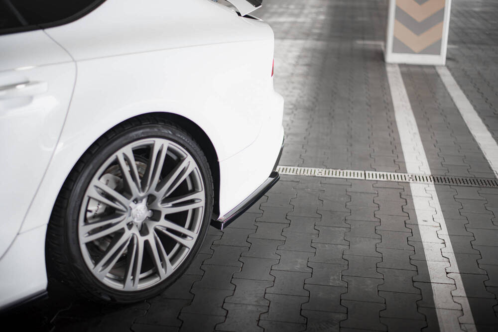 Zijdiffuser V.2 Audi RS7 C7 FL Maxton Glans Zwart