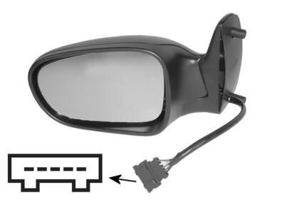spiegel, bol glas, elektr verstelb, verwarmd, rechts,-03/1998 Se